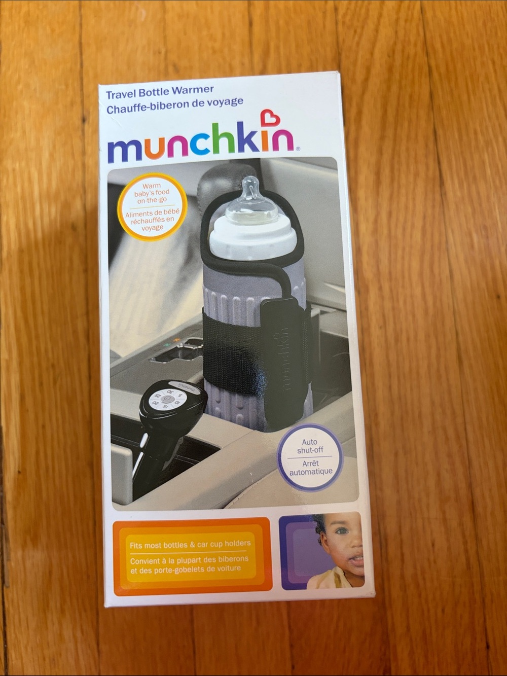 Munchkin Travel Bottle Warmer - Gray, Black